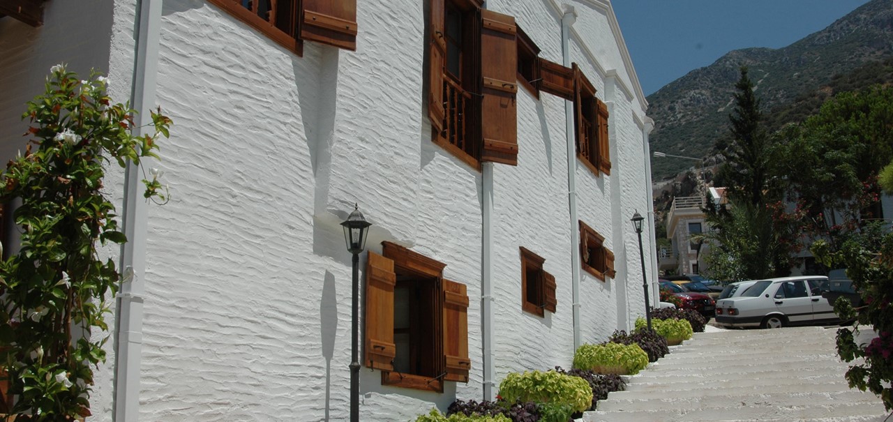 Steps beside the Courtyard